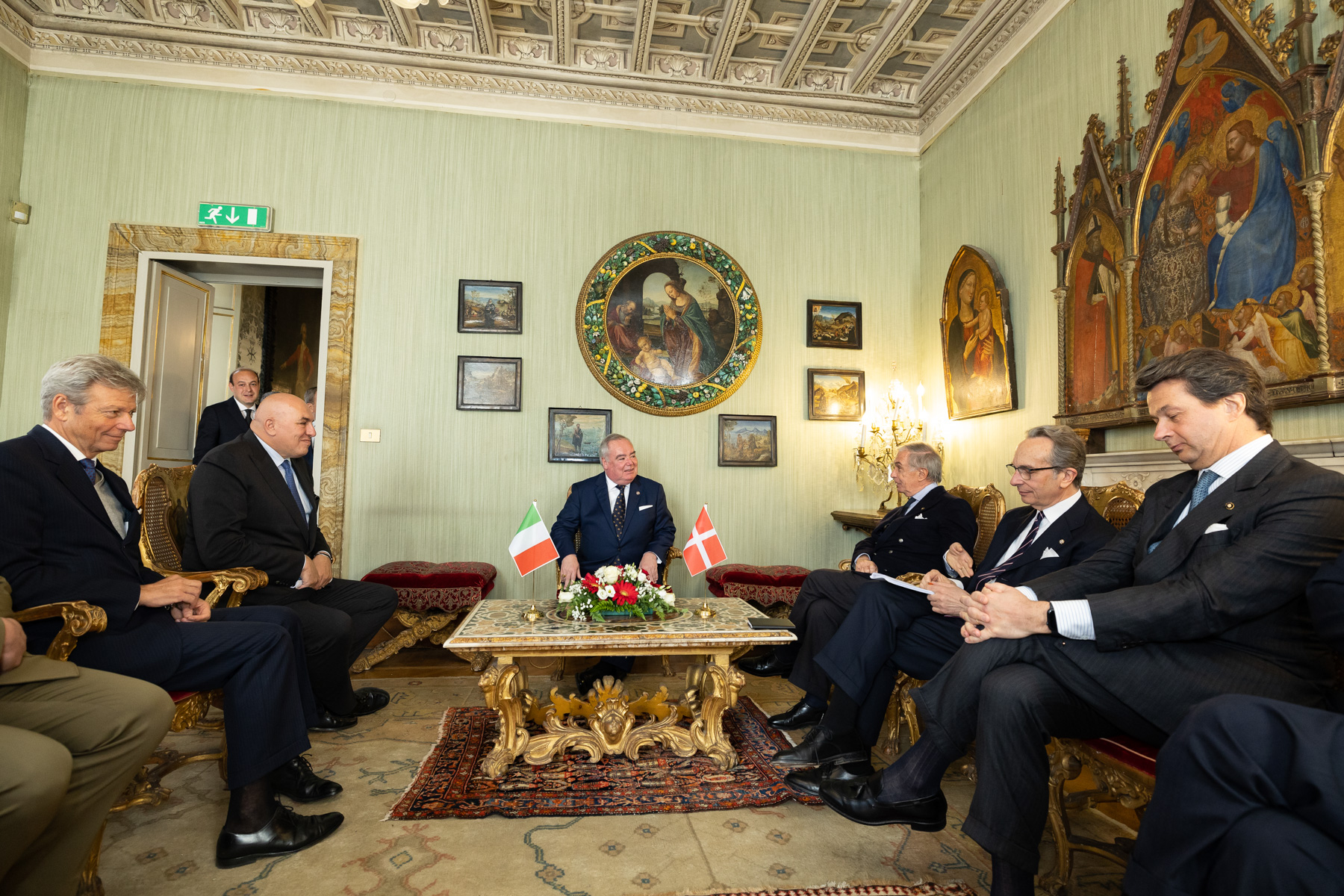 Visit Of Italian Defence Minister H E Guido Crosetto To The Lieutenant